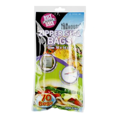 Zipperseal Bags - Size 16x14cm - Pack of 70's